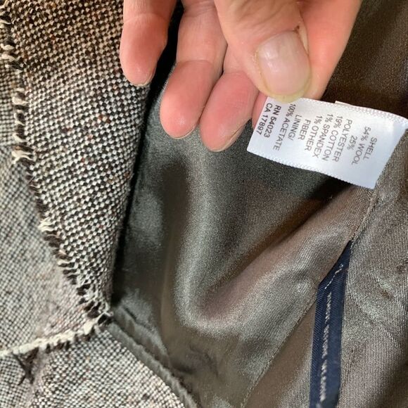 Banana Republic Tweed Raw Hem Peplum Jacke… - Picture 4 of 6